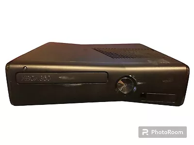 $38 • Buy Console Only Black Microsoft Xbox 360 Slim S Tested No Hard Drive 