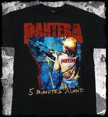 New: Licensed Vintage PANTERA 5 Minutes Alone Metal Concert T-Shirt (Black) • $22.23