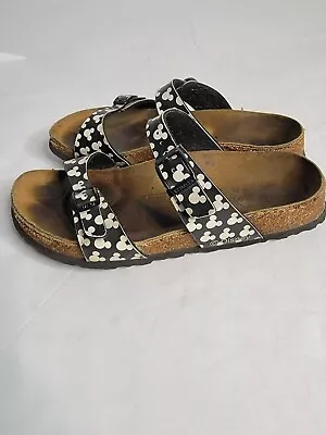 Birkenstock Birki's Disney Mickey Mouse Tahiti Sandals Size 37 L6 M4 • $79.95