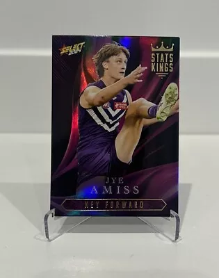 2024 Select Jye Amiss Fremantle Stats Kings Card # Sk28 • $2.50