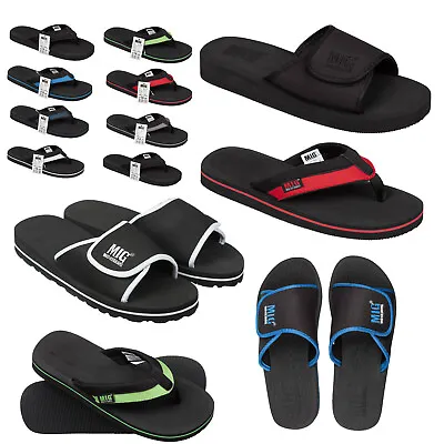 Mens & Boys Flip Flop Sandals Size 4 To 13 UK - BEACH SUMMER CASUAL POOL SLIDERS • £12.95