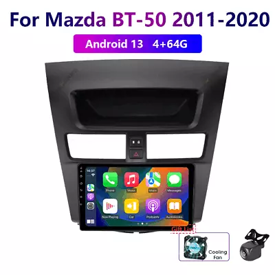 4-64G Android 13 For Mazda BT-50 2011-2020 Carplay Car Stereo Radio WIFI GPS CAM • $193.01