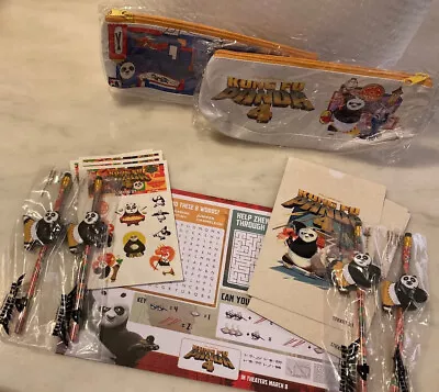 KUNG FU PANDA 4 (2024) Activity Pack; Promo; Pencil Case Stickers Etc.; NEW • $44