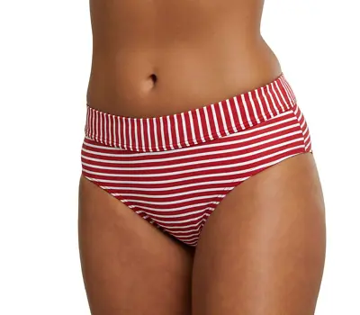 ESPRIT Bodywear Women's Hamptons Beach RCS Mini Brief Bikini Bottoms Red UK 12 • £11