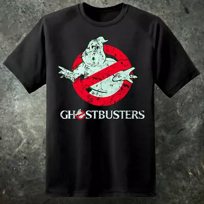 Mens Ghostbusters Movie Logo T Shirt Slimer Funny Proton Pack Movie Film Retro • $50.94