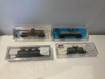 N Gauge 4 Dome Tank Cars USA 1Life Like 1 Micro2 Atlas Unused And Boxed • £15