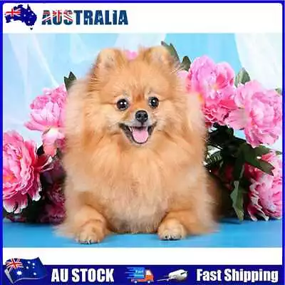 $14.05 • Buy 5D Diamond Painting Kit DIY Flower Dog Full Square Drill Mosaic Picture Wall Art