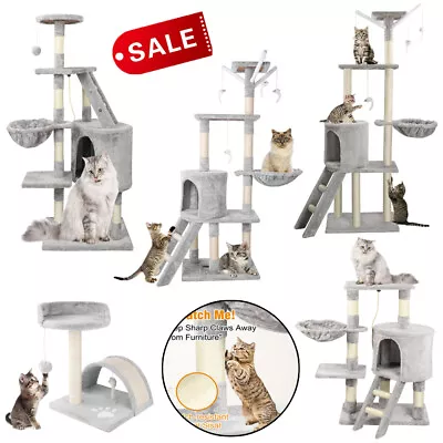 £32.99 • Buy Large Cat Tree Multilevel Scratching Post Kitten Climbing Tower Activity Centre