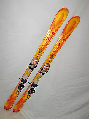 K2 Burnin' Luv T:Nine T9 Women's Skis 146cm W/ Marker MOD 11.0  Adj. Bindings ~~ • $148