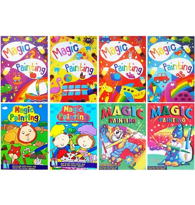 Children's Magic Painting Colouring Book Books Create Water Art For Girls Boys • £2.49