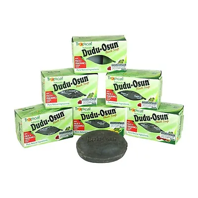 $6.95 • Buy 100% Natural DUDU-OSUN Black Soap By Tropical Naturals, 150 Gram