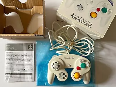 GC Controller Pad White Official Box Manual Gamecube Game Cube Nintendo JAPAN JP • $169.20