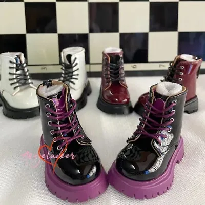 1/4 MSD MDD Puyoo Shoushou BJD Doll Shoes Boots Patent PU Leather Gear Sole • $24.66