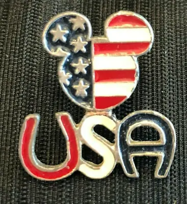 Disney Pin 8184 Mickey Americana USA Mickey Mouse Icon American Flag  Souvenir • $2.99