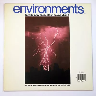 Environments: Totally New Concepts In Sound Disc 4 - Vinyl Record LP. SD66004 • $16.42