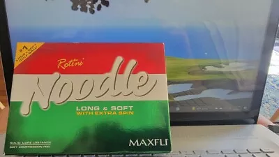 Maxfli NOODLE  Rotini   LONG & SOFT GOLF BALLS  9 Balls - Brand New • $8.99