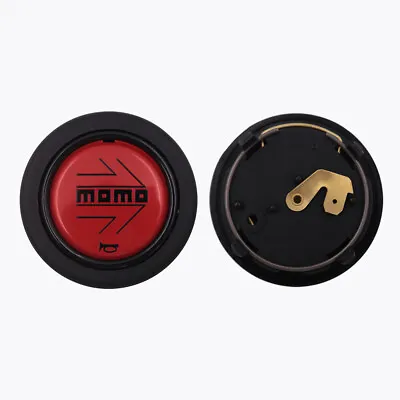  MOMO Black / Red Steering Wheel Horn Button Sport Competition Tuning • $25