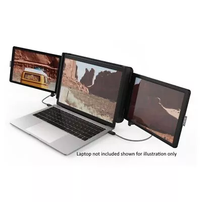 Xebec XTS2 Tri-Screen-2 Attachable 2 X 10.1-Inch FHD Monitor For Laptops • $234.99