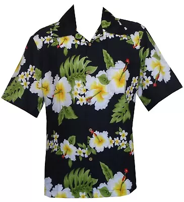 Hawaiian Shirt Mens Beach Casual Button Down Short Sleeve Floral Shirts For Men • $15.99