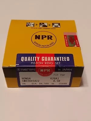 Npr K Series K20a2 K20a Type R S 86.50mm Piston Ring Set Npr K20a1 Prb Rrc Prc • $50