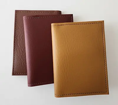 Mini 4.5 X3.25  Composition Refillable Faux Leather Notebook Covers (Lot Of 3) • $15