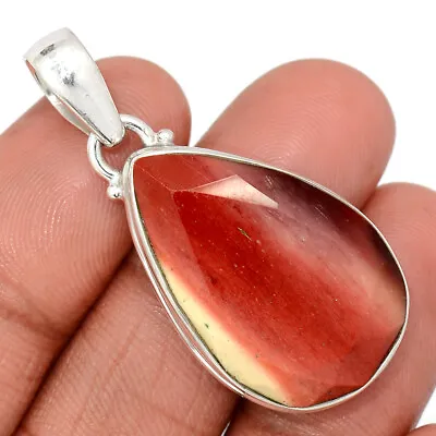 Natural Mookaite 925 Sterling Silver Pendant Jewelry CP33864 • $14.99