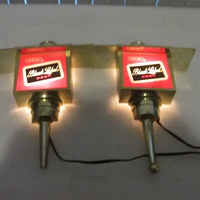 Carling Black Label Beer Sconces Lamps Lights Signs PAIR (2) Vintage • $59.99