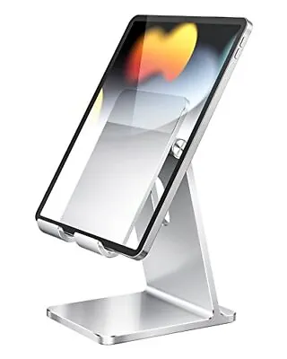 Tablet Stand Adjustable IPad Stand For Desk Stable Premium Aluminum • £22.99
