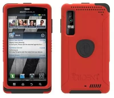 Trident Aegis Case For Motorola Droid 3 XT862 / Milestone 3 XT861 (Red) • $13.99