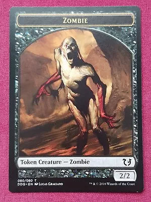 Magic The Gathering DUEL DECKS BLESSED VS CURSED ZOMBIE TOKEN Card MTG • $5.99