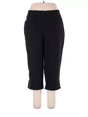 Dream Jeannes By Quacker Factory Women Black Casual Pants 1X Plus • $21.74