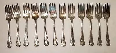 12 Vintage Community Silver Salad / Desert Forks • $11.95