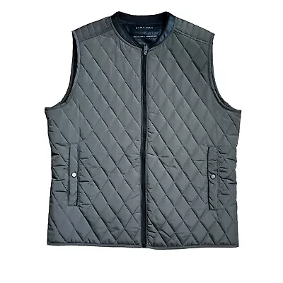 Zara Mens Quilted Vest Jacket XL • $39.99