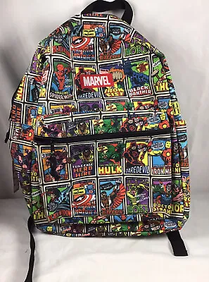 Disney Marvel Comics Avengers Print Backpack School Book Bag  Superhero • $26.99