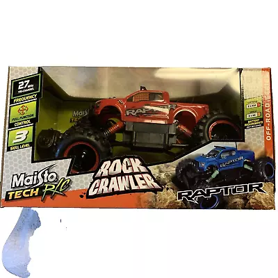 Maisto Tech R/C RC 14 Rock Crawler Off-Road Series Remote Control Raptor Truck • $29.99