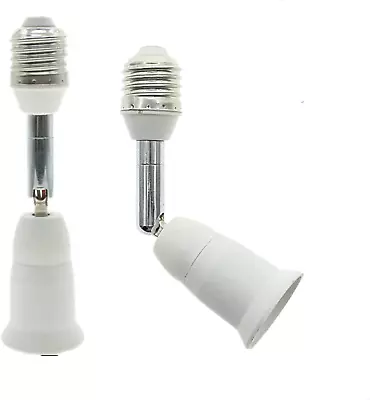 E26 E27 Light Bulb Socket Extender Bendable Medium Base Light Socket Converter  • $20.29