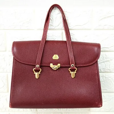 Morabito Leather Handbag Red Ladies Made In France Used From Japan • $150