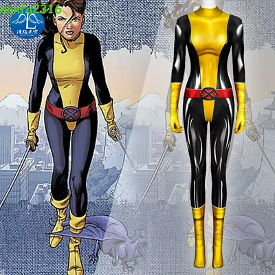 X-Men Shadowcat Cosplay Jumpsuit Bodysuit Costumes Superhero Suit Party Outfit • $54.02