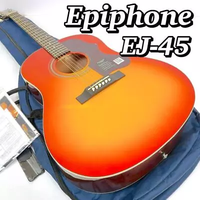 1906 Epiphone Acoustic Guitar 1963 Ej-45 Fc Epiphine Soft Case 2Way • $494.54