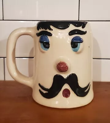 VTG Pfaltzgraff Pottery Muggsy Cockeyed Charlie MUG By Jessop Funny Face Cup • $19.80