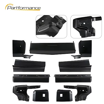 For 1979-1985 Cadillac Eldorado Front & Rear Bumper Fillers Black Set Of 11 Pcs • $27.59