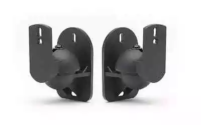 2 Pk Black Speaker Wall Mount Brackets For Bose Sony Panasonic Samsung • $9.99