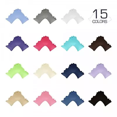 Multi Color V Shape / Tri / Boomerang Pillowcase 280TC Poly Cotton Free Post • $10.50