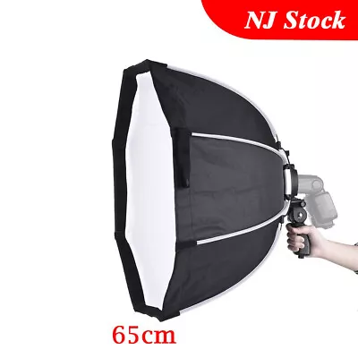 65cm Octagon Umbrella Softbox For Speedlight  Camera Flash Hand Grip AD200 TT685 • $56.39