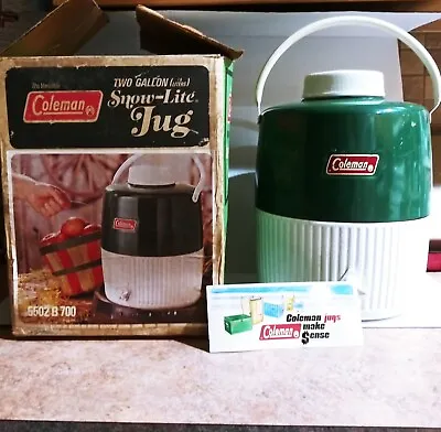 Vintage Coleman Water Jug 2 Gallon • $10