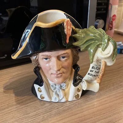 Royal Doulton Large Character Toby Jug Captain Bligh D6967 Character Jug Of Year • £50