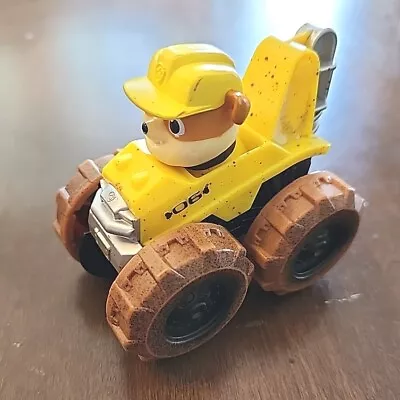 Paw Patrol Rescue Racers 3  Rubble Muddy Mud Wheel Tire Monster Truck Car Figure • $14.99