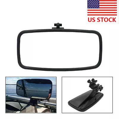 Marine Boat Mirror Rear View Mount Bracket For Ski Pontoon Boats Accessories US • $37.99