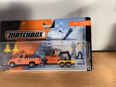 2011 Rare Matchbox Hitch 'N Haul Construction Kings MBX CONSTRUCTIONS Play Set 2 • $12