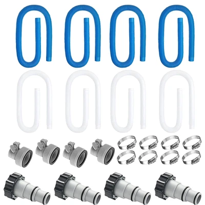 $46.43 • Buy Pool Vacuum Hose | Swimming Pool Cleaner Hose With Stainless Steel Clamp Adapter